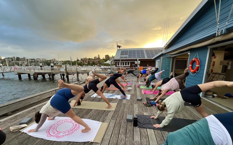 This new Double Bay yoga studio overlooks Sydney Harbour