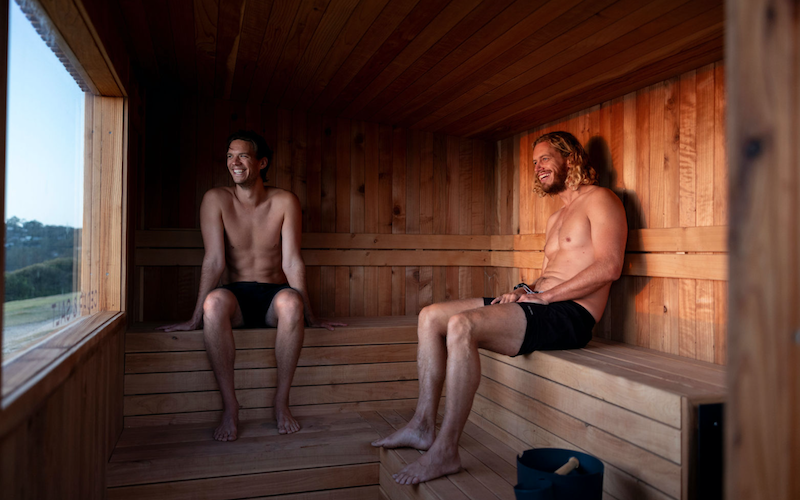 Manly’s pop up sauna by the sea has been so popular it will be sticking around all winter long Image
