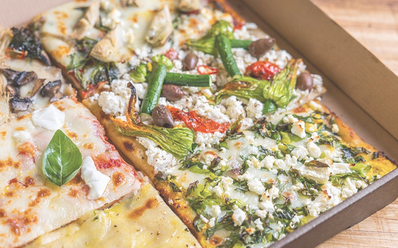 Sydney’s favourite vegan cheese monger is now offering pizza by the slice on Friday & Saturday