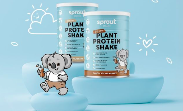 Sprout Organic launch Junior Plant Protein Shake for kids