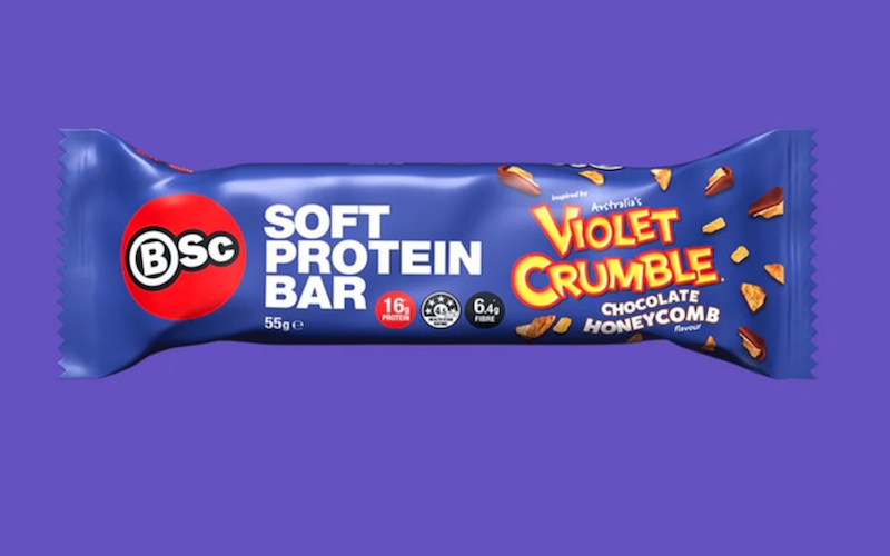 This Aussie first by BSC and Violet Crumble is shattering protein bar perceptions Image