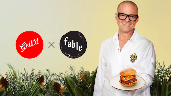 Meat-free food company Fable Food Co partners with Grill’d and Heston Blumenthal for brand collabora