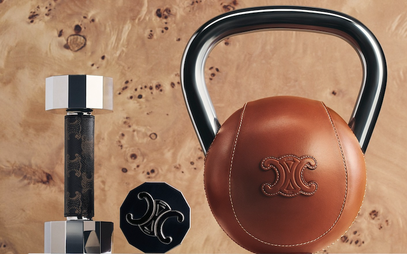 Just shy of $4k for a set of dumbbells? CELINE’s luxe Pilates range has landed in Sydney