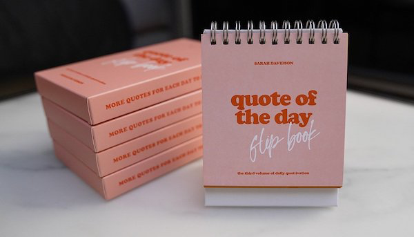 Spoonful of Sarah’s new quote flip book is here