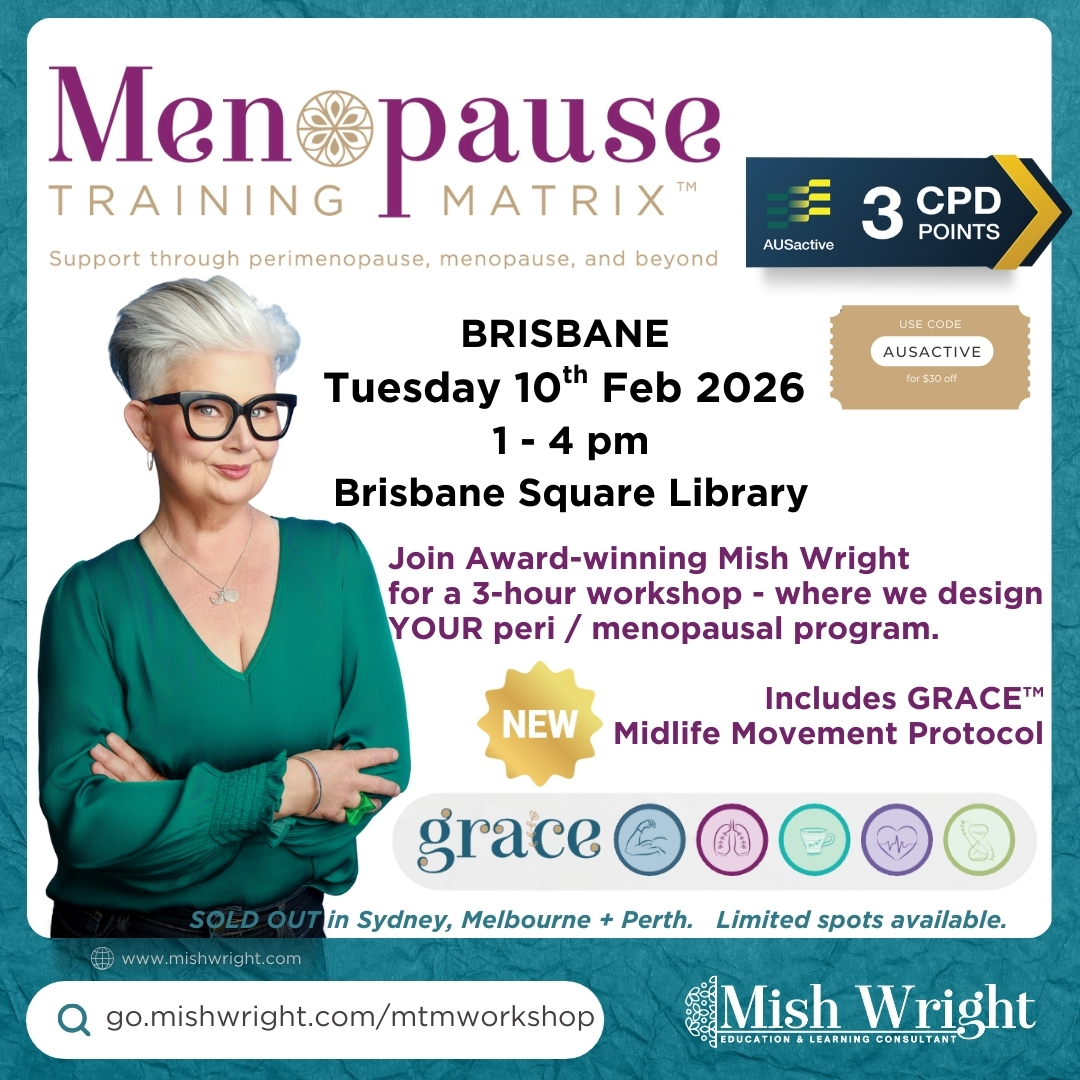 Menopause Training Matrix - Brisbane
