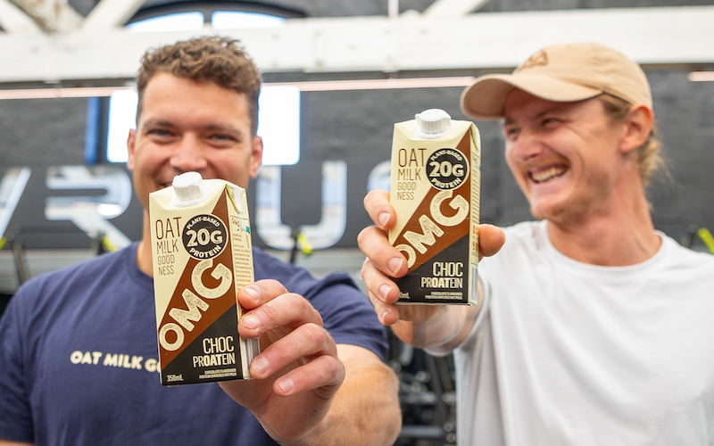 Oat milk lovers this Aussie first choc 'Proatein' is your new bestie on the go