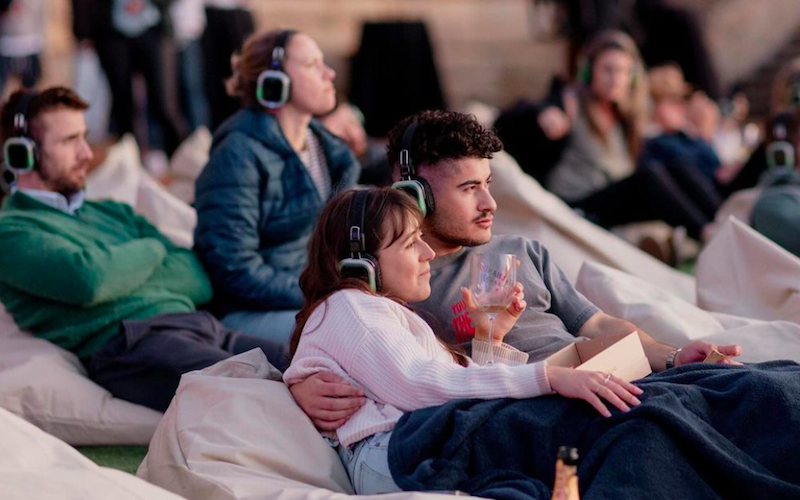 Soak up Christmas in July vibes at this open air cinema with non-alc options for Dry July