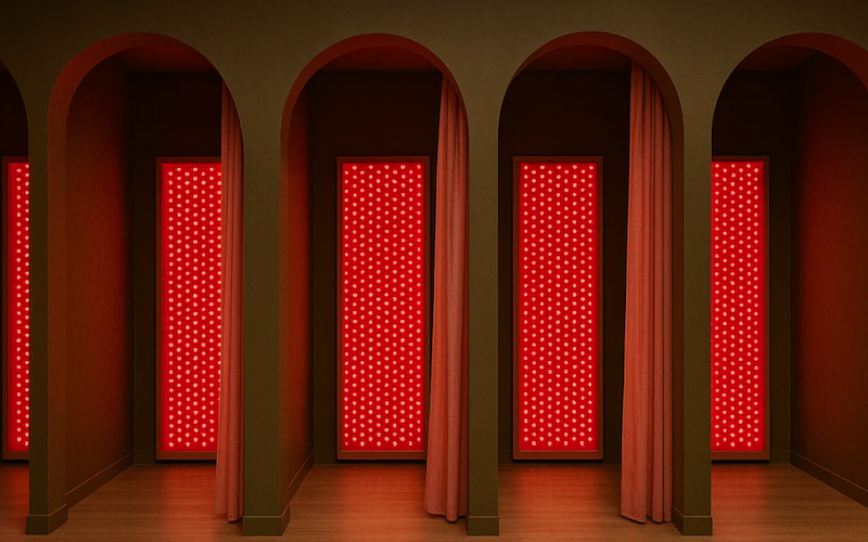 You can now experience Red Light Therapy free with any visit to this award-winning bathhouse