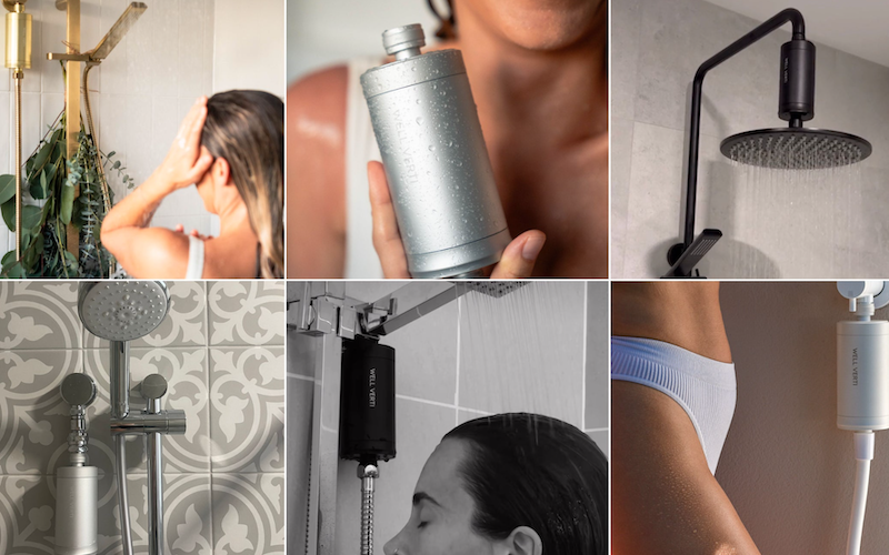 Remove chemicals from shower water with 25% off Well Verti