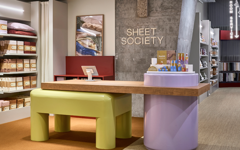 Styling sessions and sleep smoothies are happening at the opening of Sheet Society Bondi