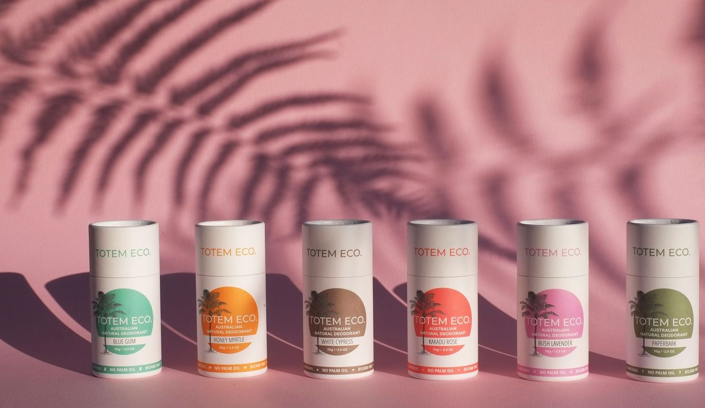 Totem Eco's new range of premium natural deodorant sticks are here and they're free of bicarb