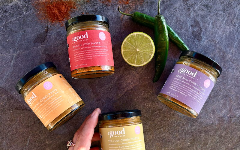 Cook up delish hearty curries with The Good Farm Shop’s new organic, clean curry pastes 