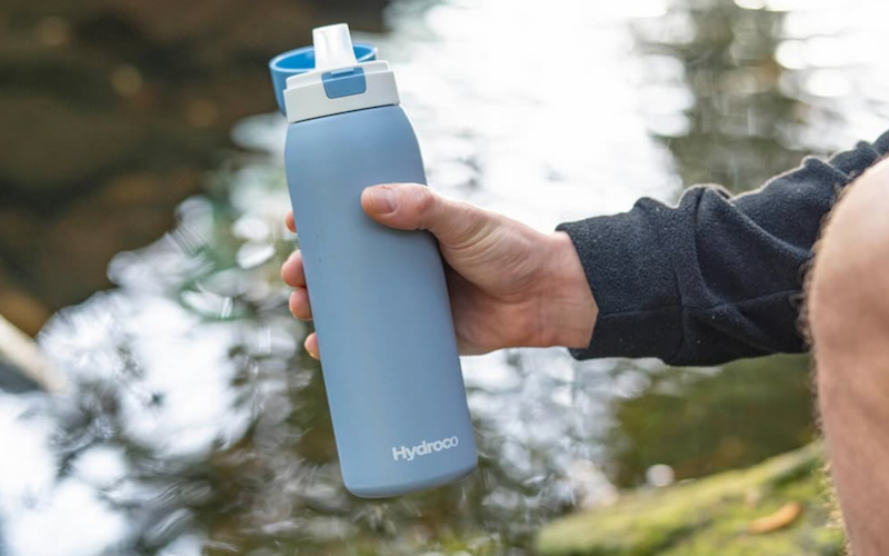 Meet Hydroco stainless steel water bottles that filter your water on the go