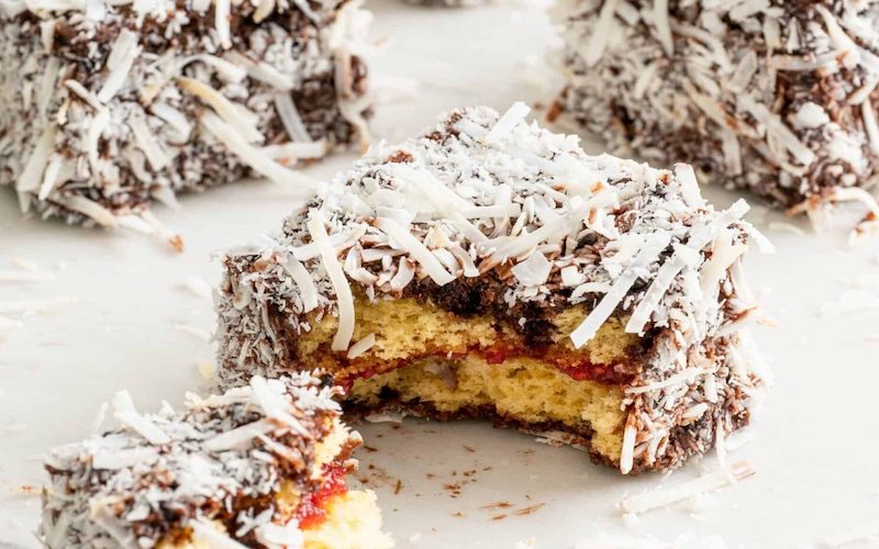 Lamington lover? Wholegreen Bakery’s gluten free and nut free lamingtons are back