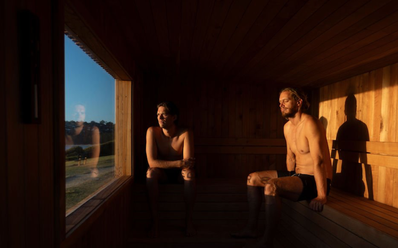 Everything you need to know about this pop-up sauna with ocean views heading to Manly