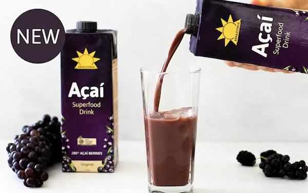 Amazonia launch new Acai  superfood drink 