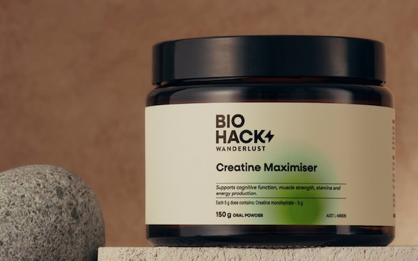 Wanderlust's full supplement range including BioHack is 50% off at Chemist Warehouse
