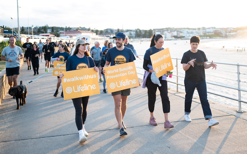 Lace up with Lifeline and walk to support mental health this September