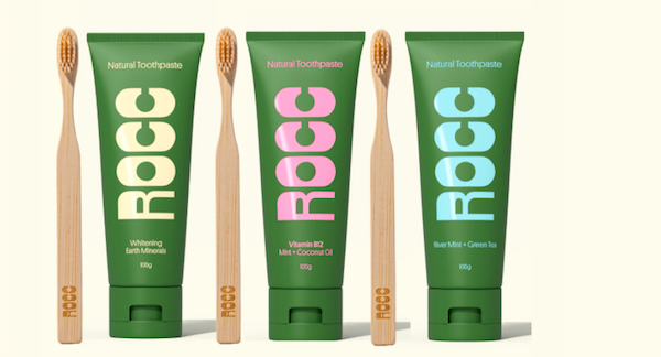 Rocc Naturals toothpaste is now available at Coles 