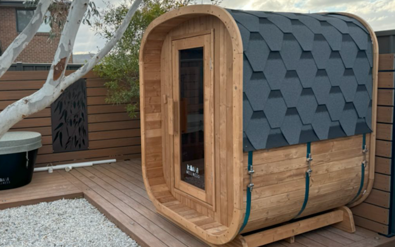 Been dreaming about an infrared sauna for home? Save $1000 on this luxe outdoor sauna
