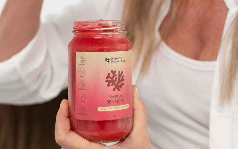 This sea moss supplement is designed to support women in perimenopause and menopause