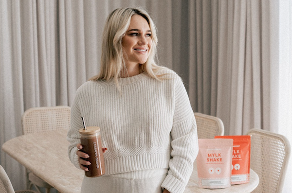 Georgie Stevenson’s new vegan Mylk Shake for postpartum breastfeeding support