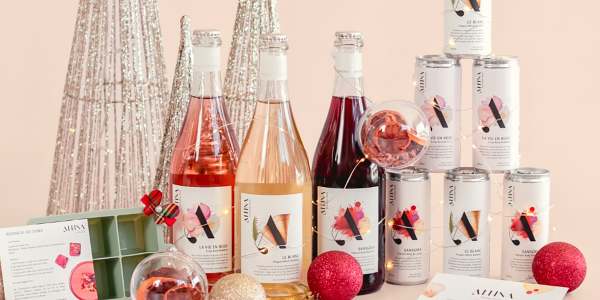 Just in time for Christmas get ready for festive entertaining with the new bundle by this botanical zero alc wine brand 