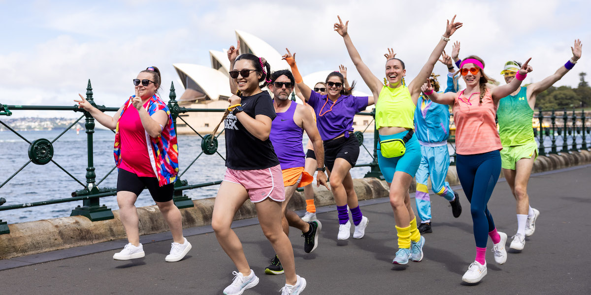 Sydney’s iconic Real Insurance Sydney Harbour 10&5k will be taking us back to the 80’s & 90’s