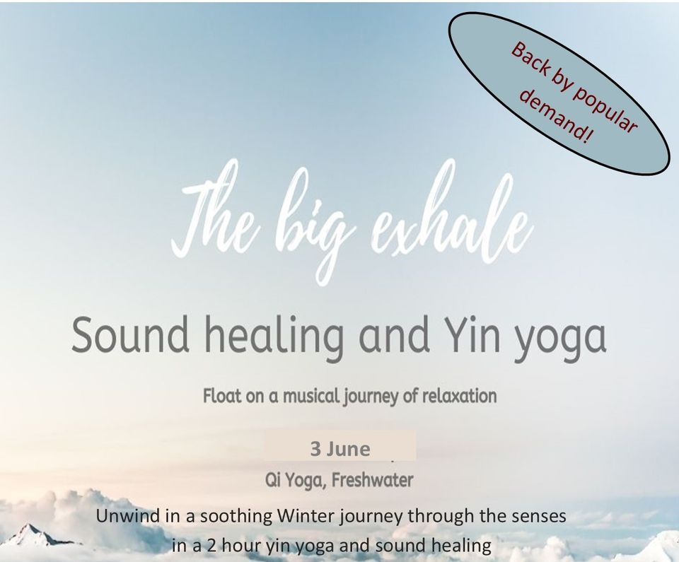 The Big Exhale: Yin & Sound Healing with Cristina Berrios