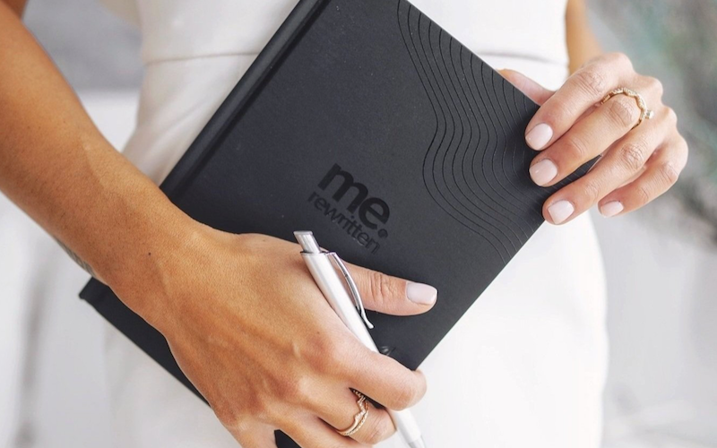   Meet your new self-improvement companion-  the me.rewritten journal
