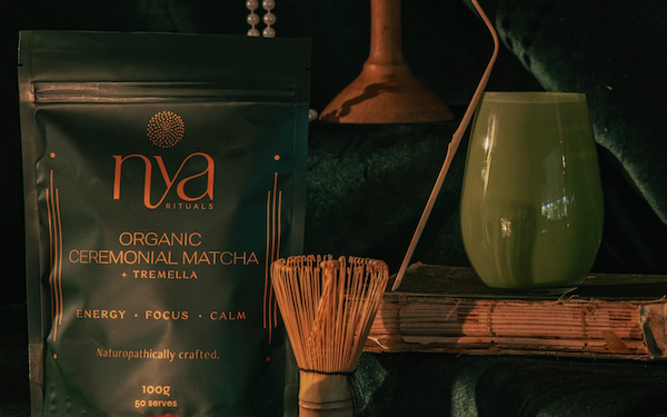 Support your spring renewal with 15% off Nya Rituals Ceremonial Matcha with Tremella this spring
