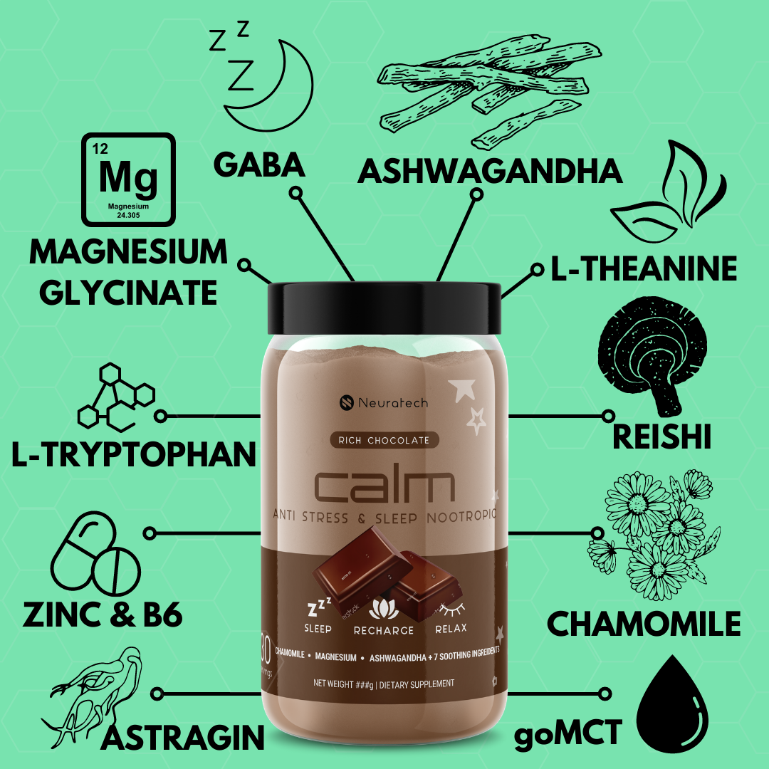 Calm - Anti Stress & Sleep Nootropic - PRE ORDERS ARE LIVE Image