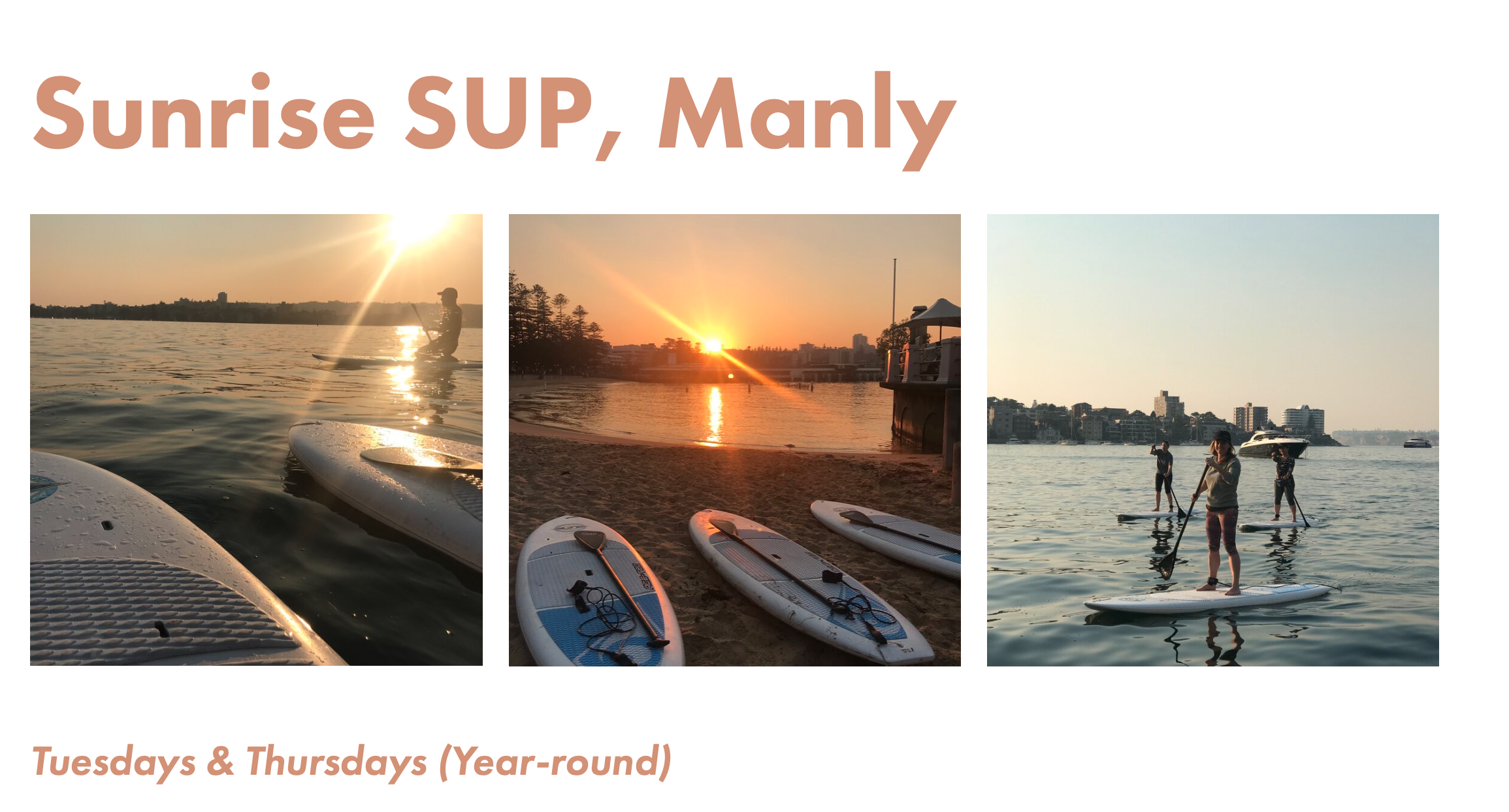 She SUPS Women’s Sunrise SUP Manly